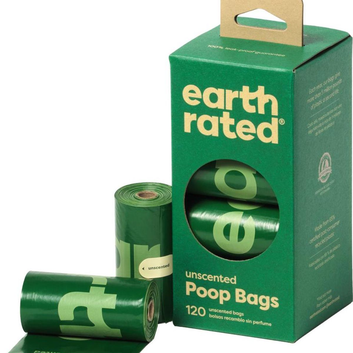 EARTH RATED Miljøvennlig Hundepose, Nøytral  ( 8 ruller )