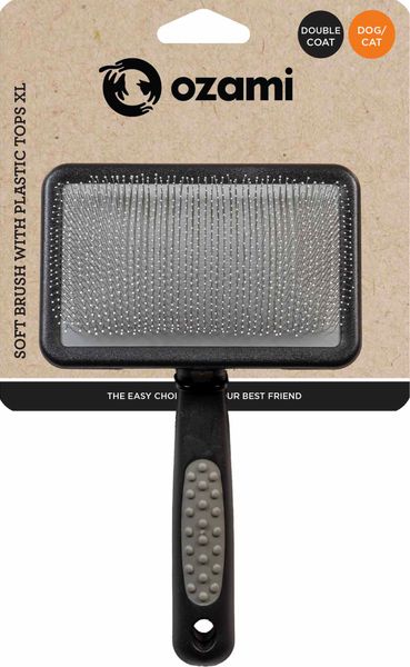 Hovedbilde Myk børste med plastdekkede topper ekstra stor