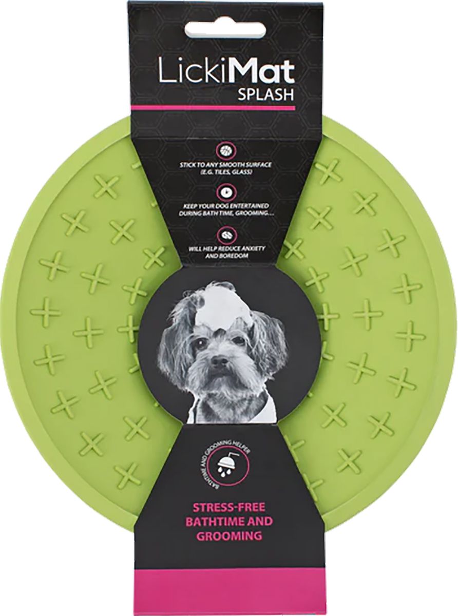 Hundeskål Lickimat Splash Grønn 19 cm