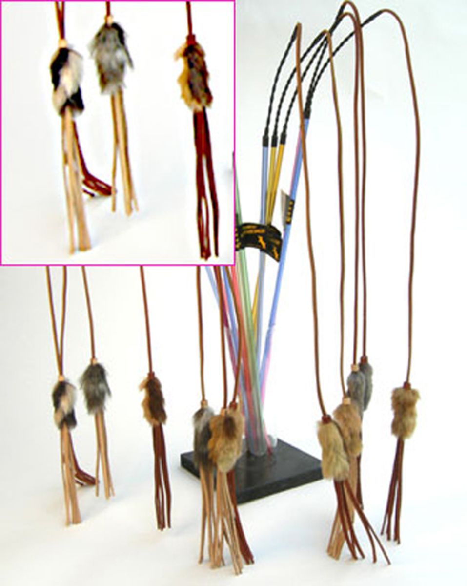 Kattvippe Purrfect lærbouncer 60 cm