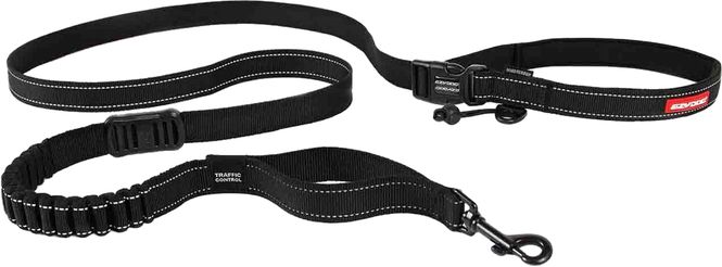 Hovedbilde EzyDog koppelt Road Runner svart 210 cm reflex zero