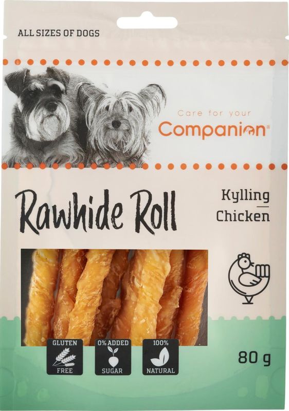 Kylling rawhide rull