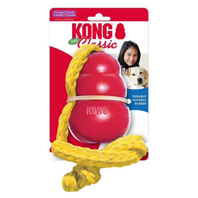 Hovedbilde KONG Original rød med tau x-large TXLFE
