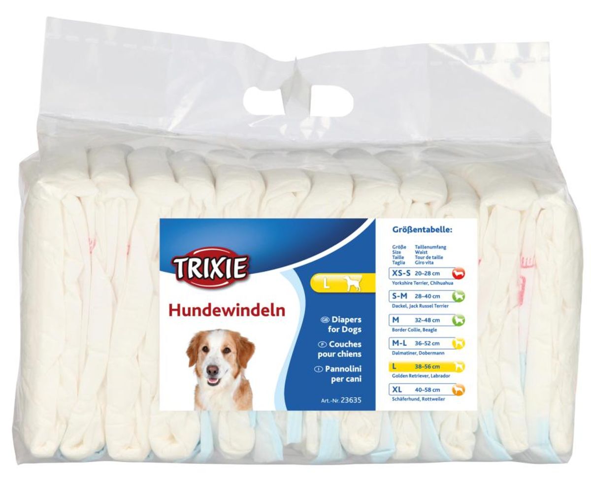 Trixie Engangsbleier til Tispe L (38-56cm) - 12 stk