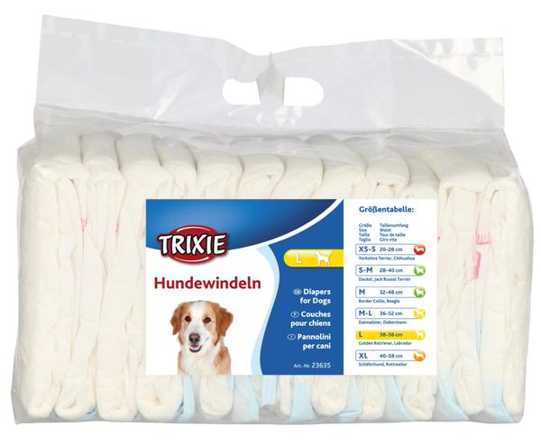 Hovedbilde Trixie Engangsbleier til Tispe L (38-56cm) - 12 ...