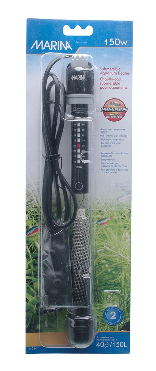 Marina Akvarievarmer 150W - Justerbar Doppvarmer 27cm