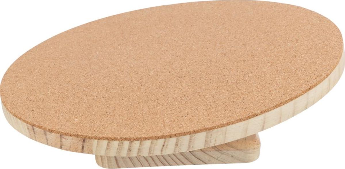 Trixie Løpeskive i Tre med Kork - Ø 30 cm