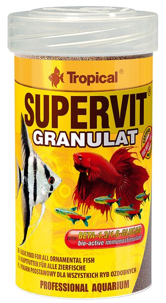 Hovedbilde Tropical Supervit Basic Granulat 100ml - Fullfôr ...