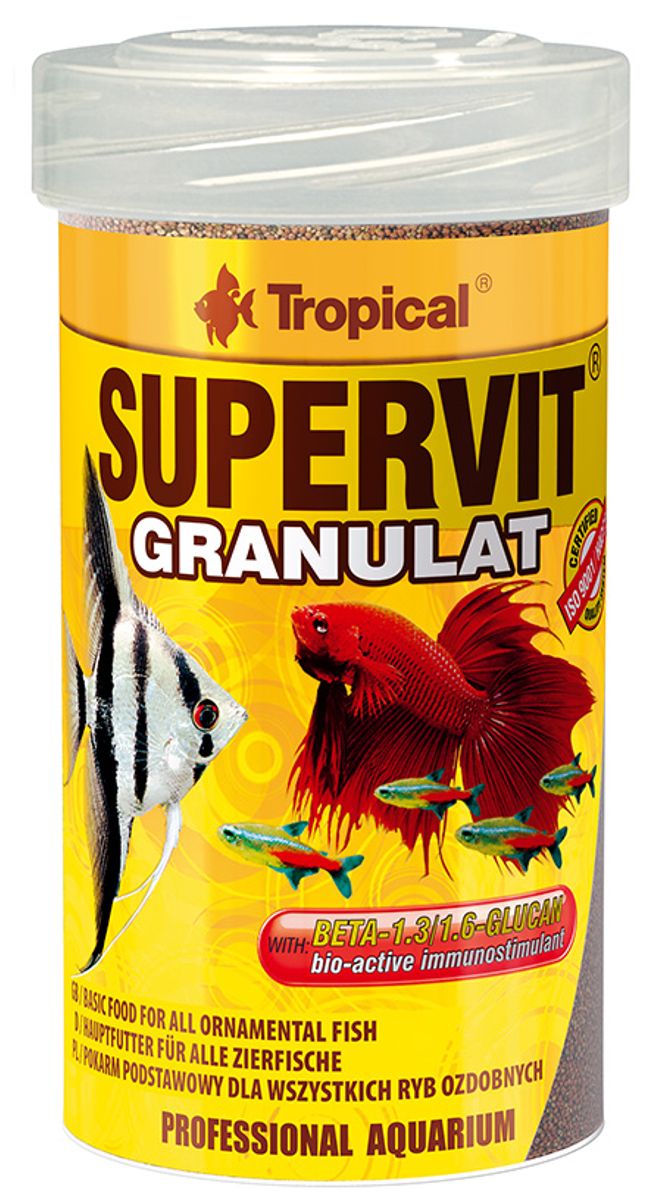 Tropical Supervit Basic Granulat 100ml - Fullfôr til Akvariefisk