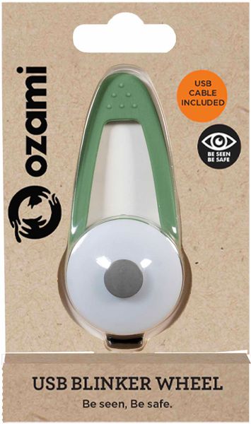Hovedbilde Blinker Wheel Oppladbart LED-lys til Hund - Grønn
