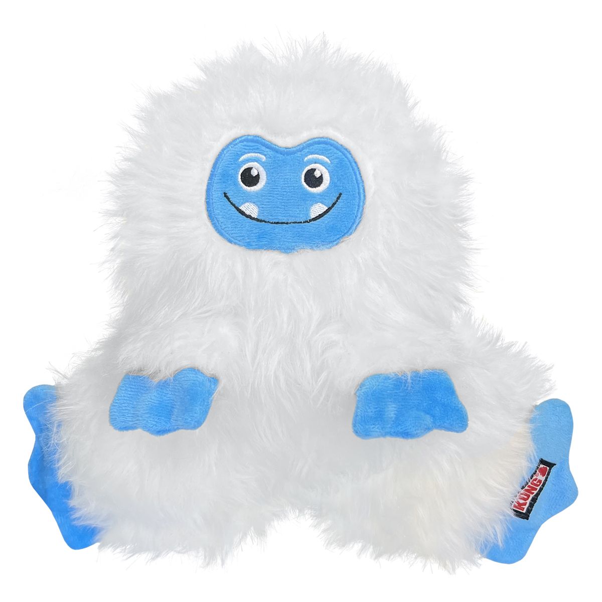 Kong Holiday Frizzles Yeti Hundeleke M/L - Plysjbamse med Lyd