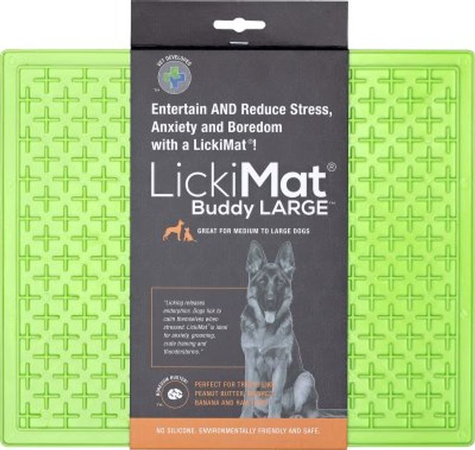 Hovedbilde LickiMat hundeskål Buddy XL grønn 30,5x25,5cm
