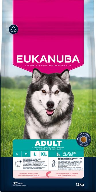 Hovedbilde EUKANUBA Adult Large Breed Laks & Bygg ( 12 Kg )