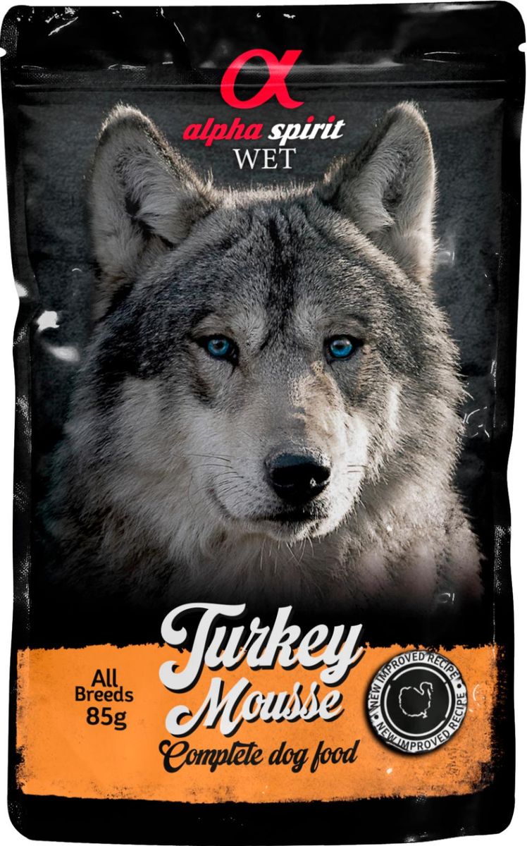 ALPHASPIRIT Pouch Turkey Mousse (kalkun) 85 g