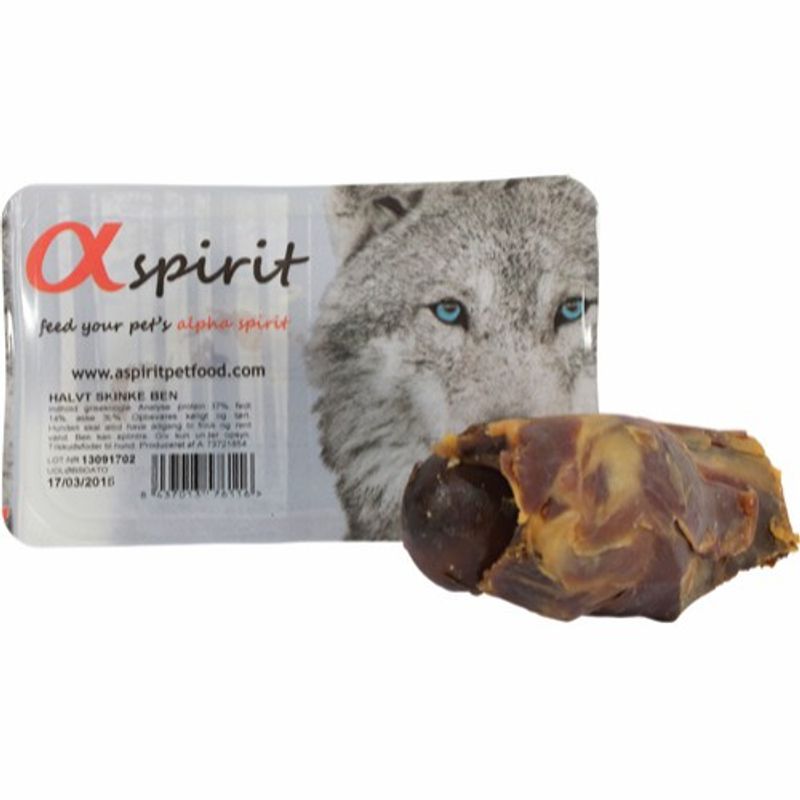 Alpha Spirit Serrano Skinkeben Halv 12cm | 100% Naturlig