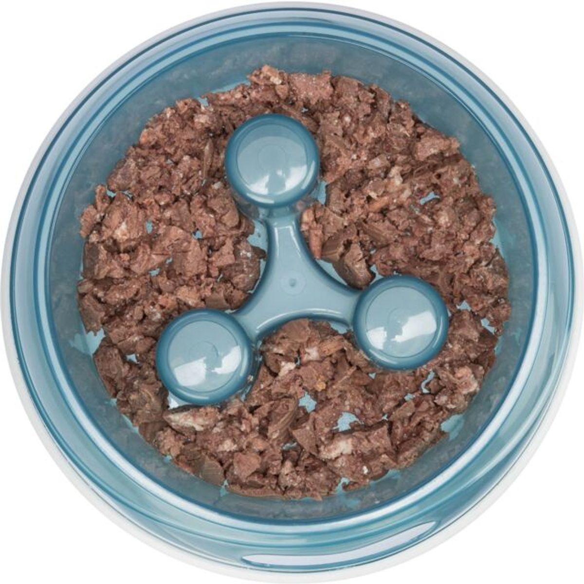 Trixie Slow Feed Plastskål 450 ml | Sklisikker Spise Sakte Skål