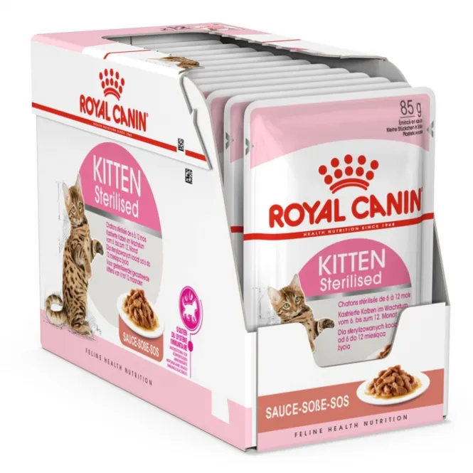 Hovedbilde Royal Canin Kitten Sterilised saus 12x85gr