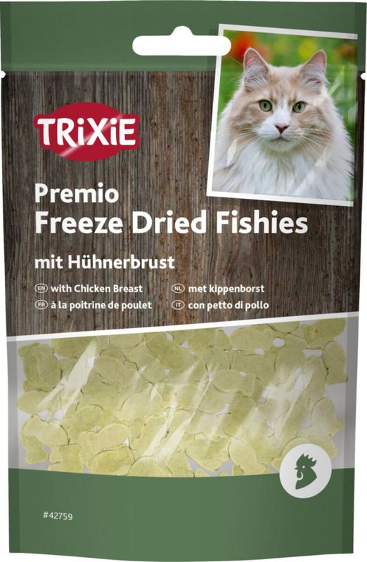 Trixie Premio Frysetørkede Fiskebiter m/ Kylling 20g | Katt