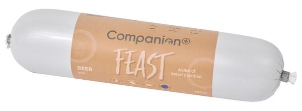 Hovedbilde Companion+ Feast Hjort 350g | Kornfri Fôrpølse | ...