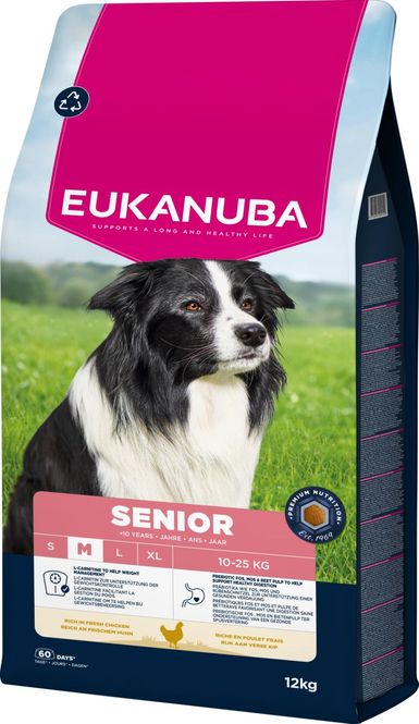 Hovedbilde EUKANUBA Senior Medium Breed kylling 12 kg