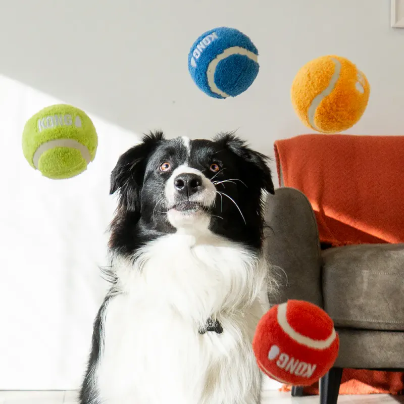 KONG Sport Softies Ball M - 3-pack Mix - Ø 6,5cm