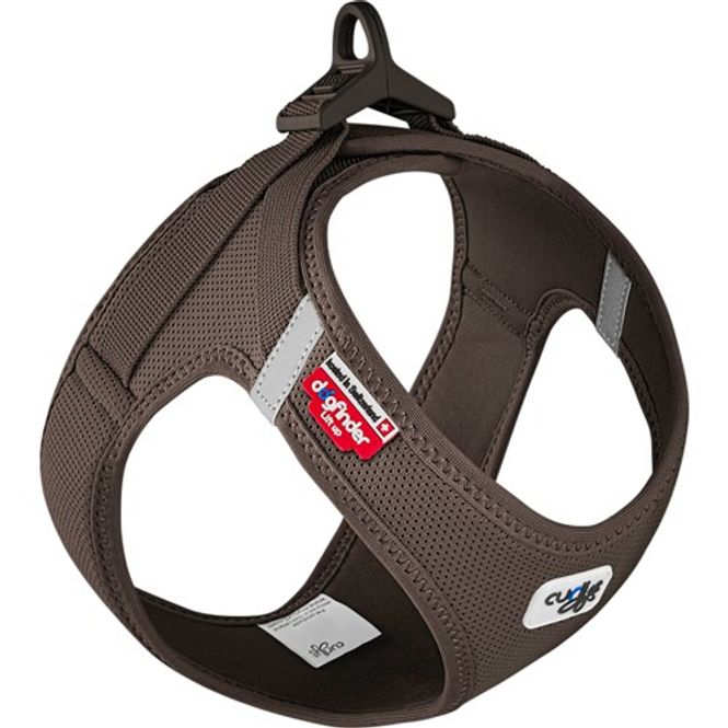 Hovedbilde Curli Air-Mesh Sele Clasp Brun | Sikker Step-In Sele