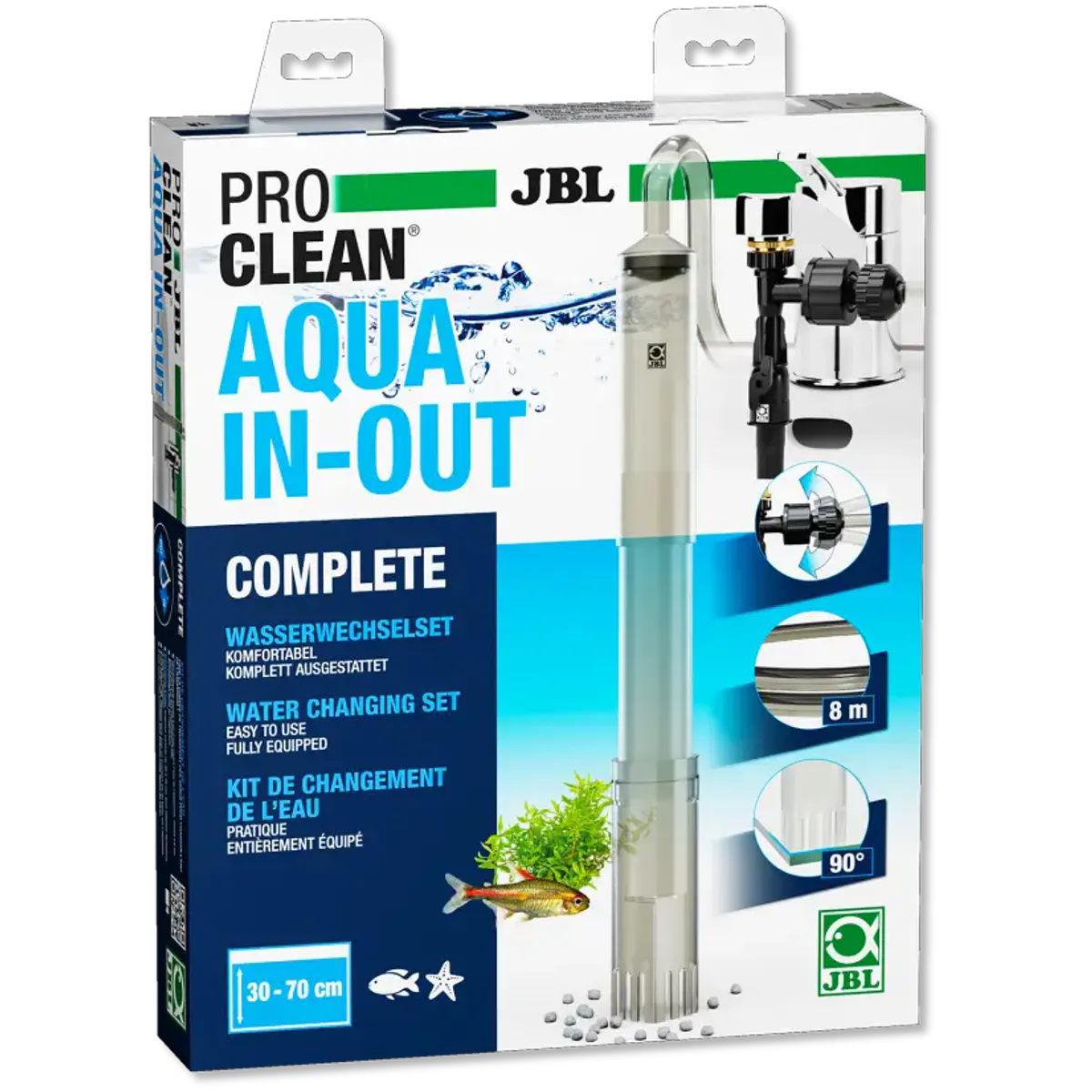 JBL Aqua In-Out 8m | Komplett vannskiftesett for akvarium