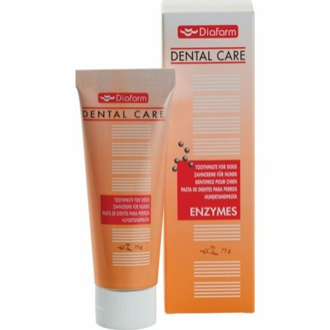 Hovedbilde Diafarm Hundetannkrem  m.Enzymer 75 gr