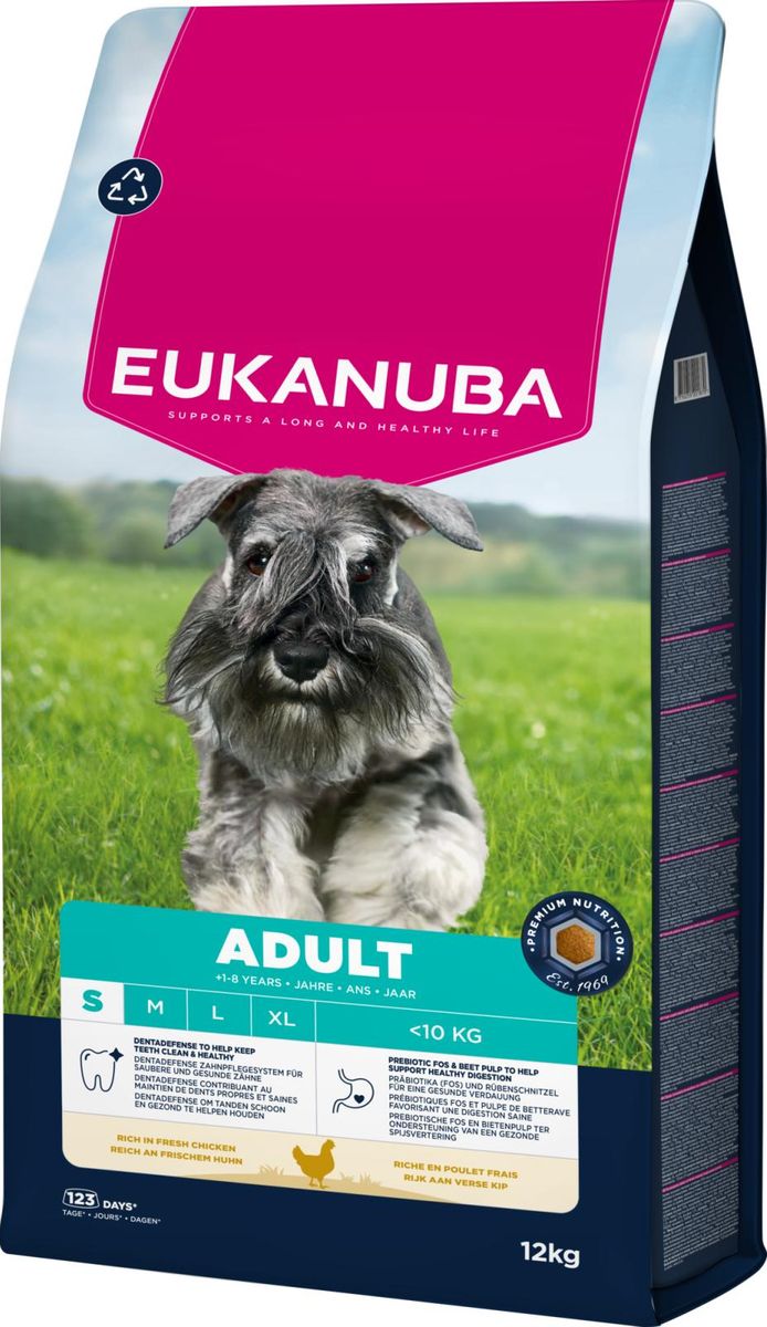 EUKANUBA Adult Small Breed m.Kylling ( 12 Kg )