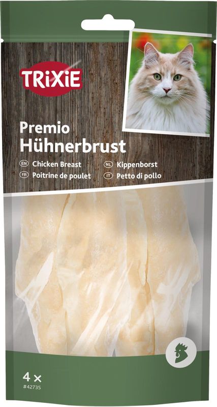 Trixie Premio Chicken Tenders 70g | 100% Kyllingfilet til Katt