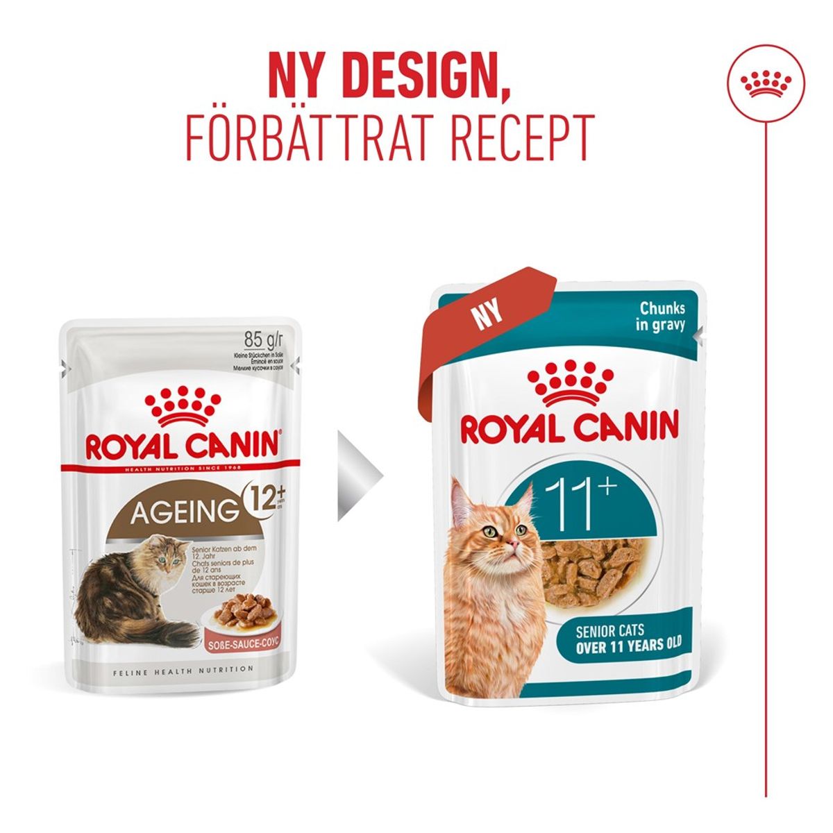ROYAL CANIN Ageing 11+ Våtfôr i Saus (85g x 12 )