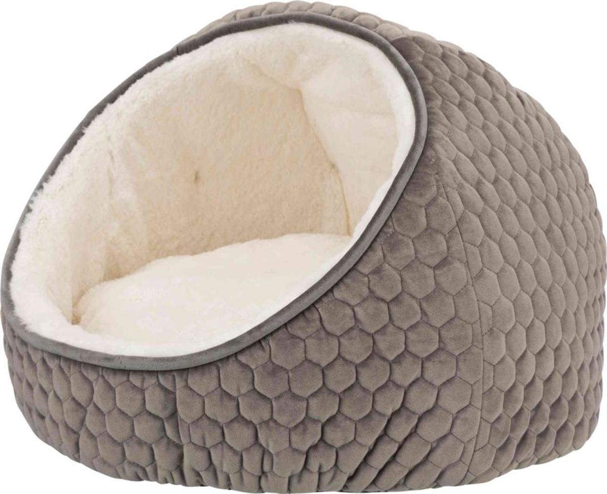 TRIXIE Livia Hyggehule – Rund og luksuriøs sovehule (Ø 45 × 33 cm)