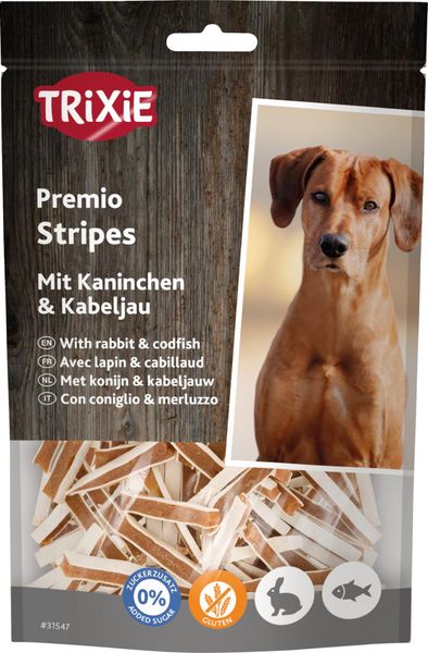 Hovedbilde Trixie Premio Fish Rabbit Stripes 100g | Premium ...