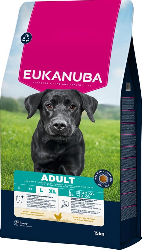 EUKANUBA Adult Large Breed kylling - 15 kg