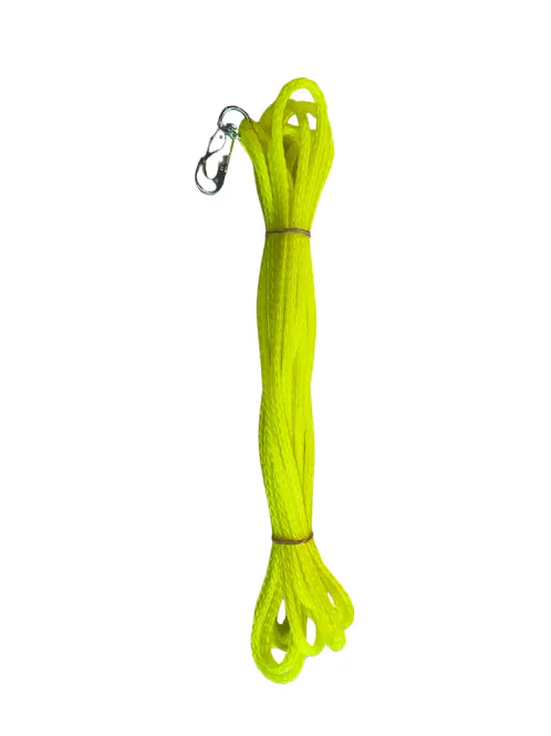 Hovedbilde TRINE Neongul Sporline nylon Hulflettet - 8mm x 15 m