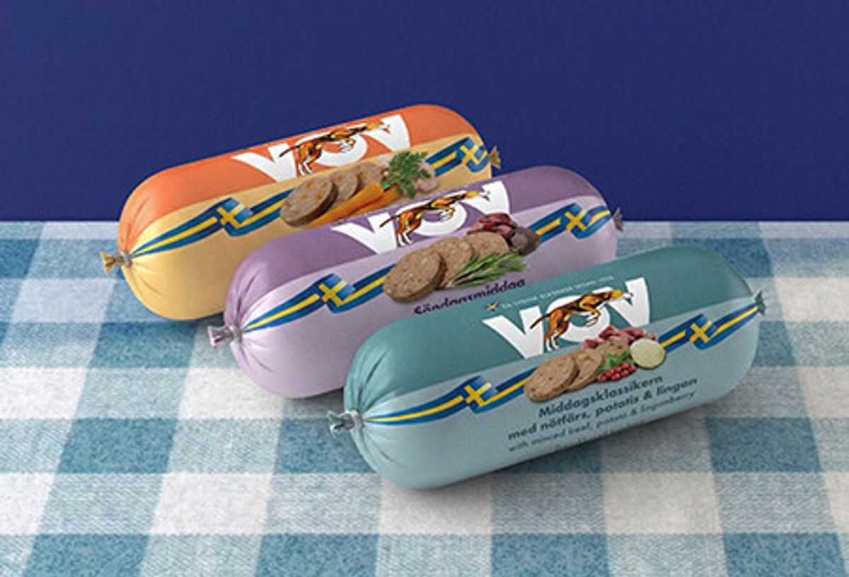 Vov Søndagsmiddag Lam & Rosmarin 550g | Svensk Hundefôr