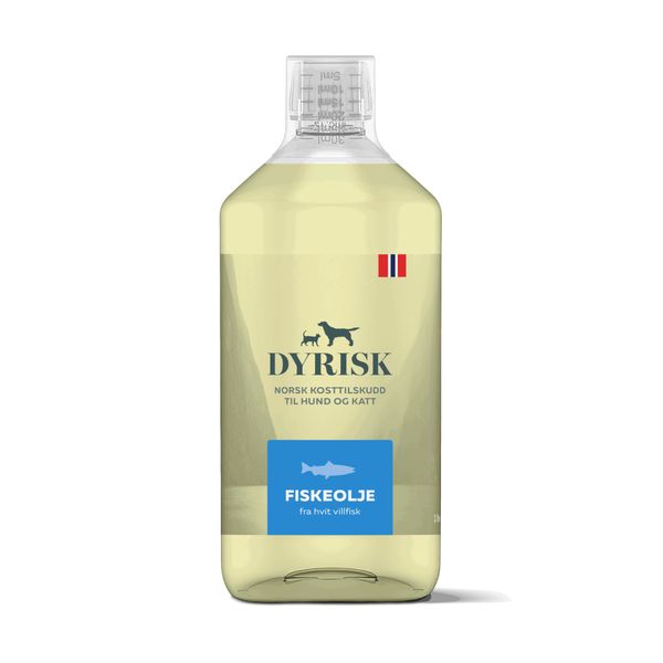 Hovedbilde Dyrisk Fiskeolje 1 Liter | Naturlig Omega-3 til Hund