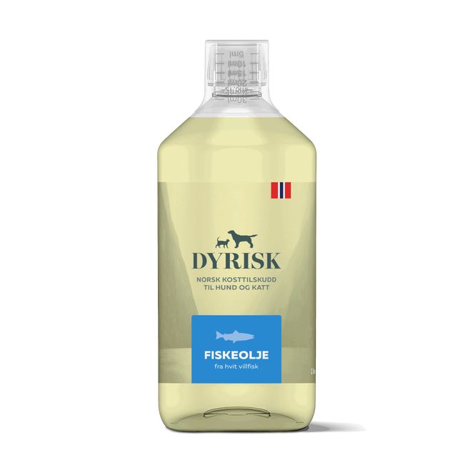 Hovedbilde Dyrisk Fiskeolje 1 Liter | Naturlig Omega-3 til Hund