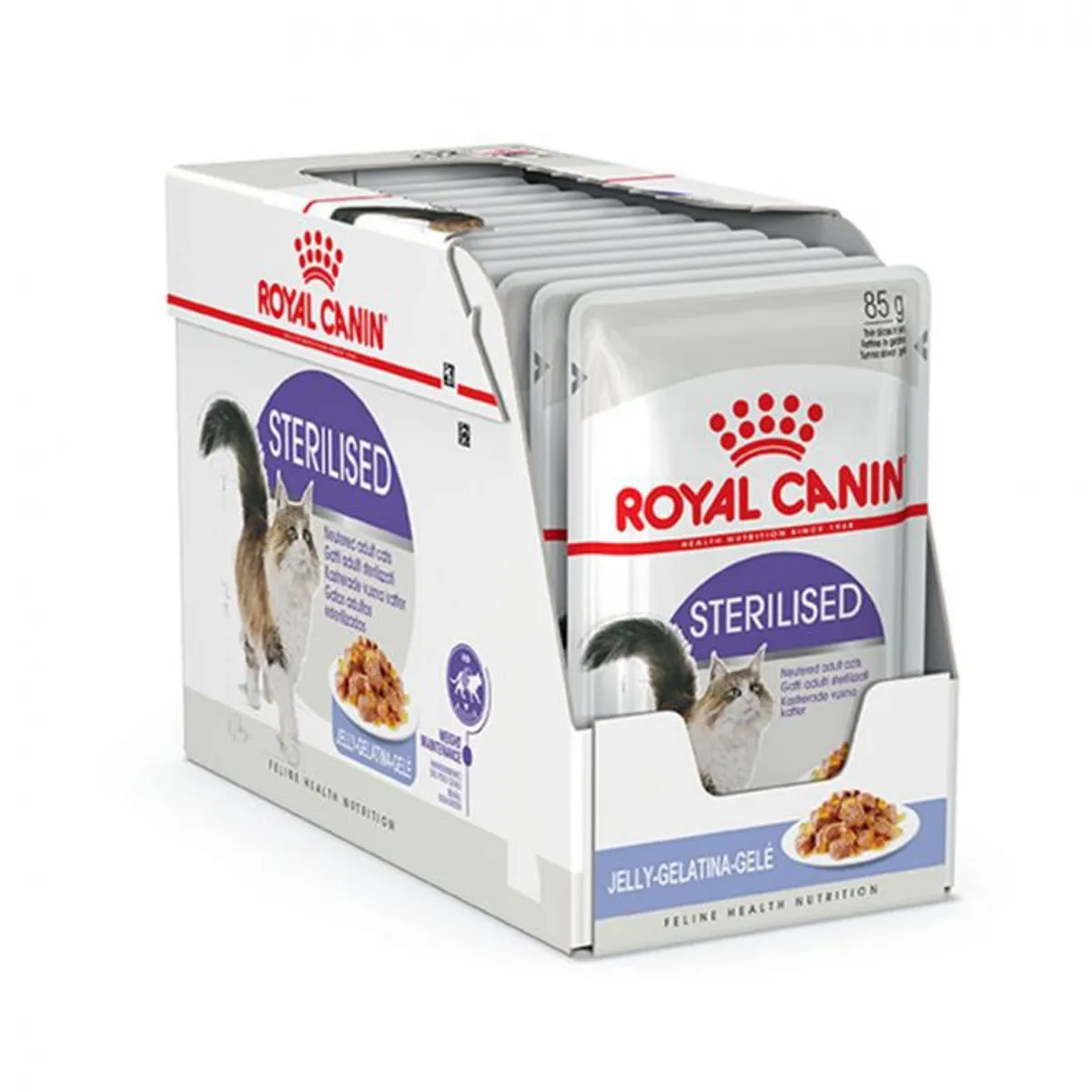 ROYAL CANIN Sterilised Gelé 12x85g | Våtfôr Voksen Katt
