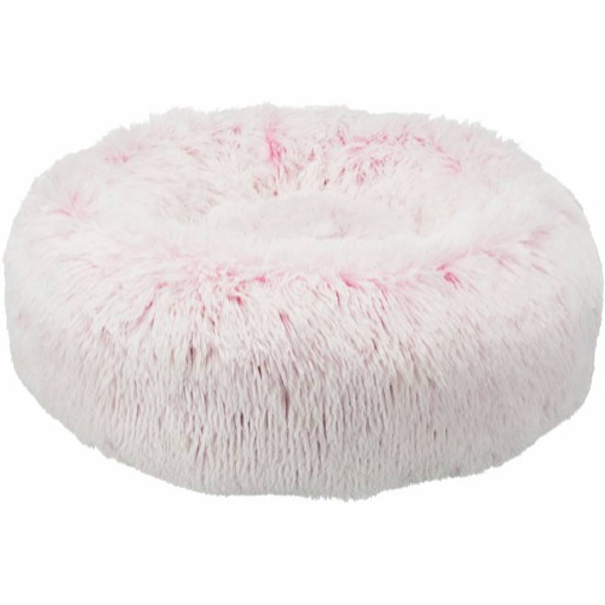 Trixie Harvey Rund Hundeseng Ø50 cm | Hvit/Sort Plysj